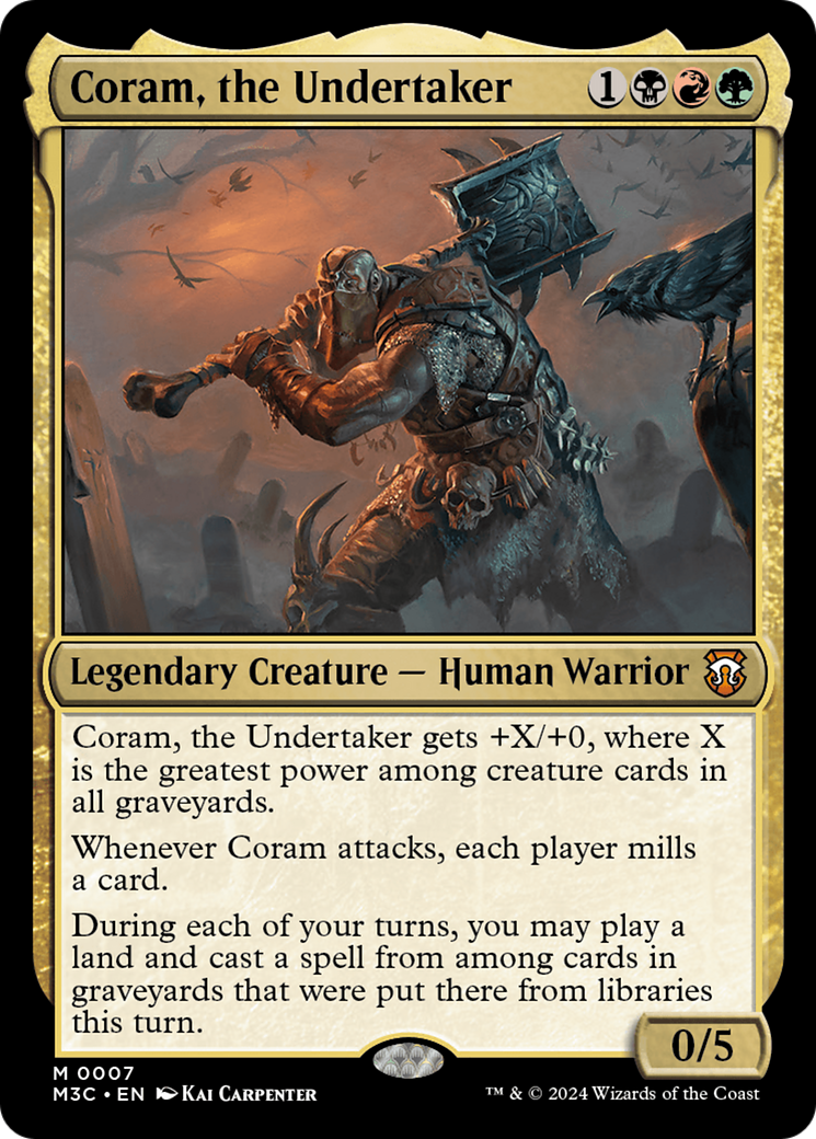 Coram, the Undertaker [Modern Horizons 3 Commander] | The CG Realm