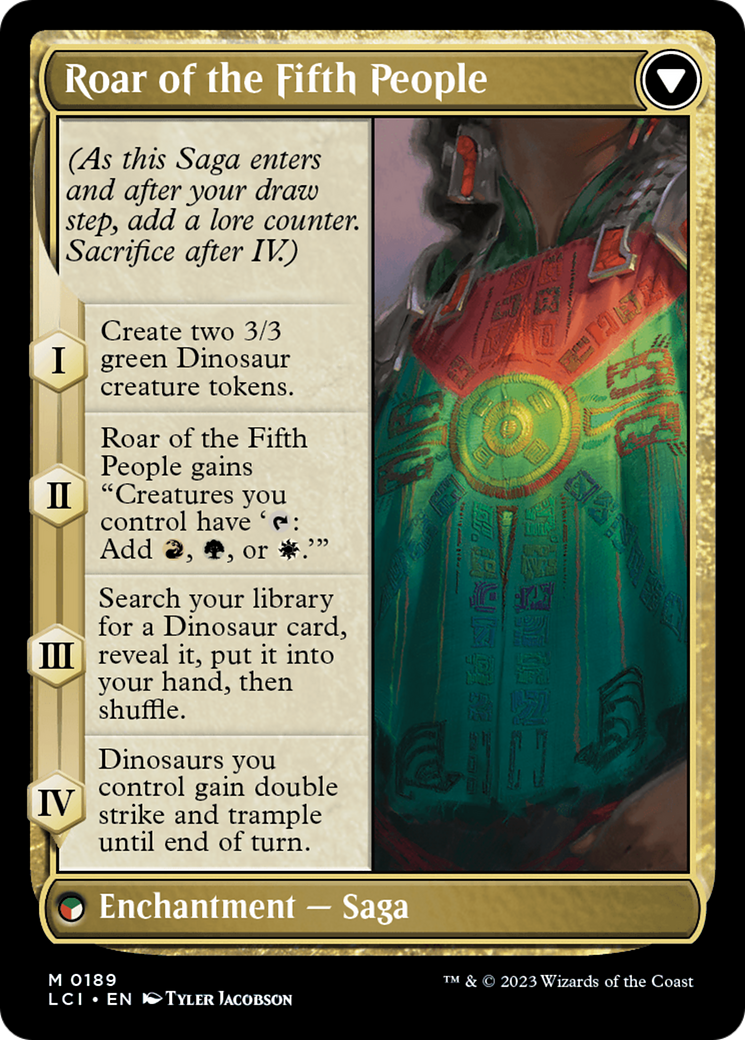 Huatli, Poet of Unity // Roar of the Fifth People [The Lost Caverns of Ixalan] | The CG Realm