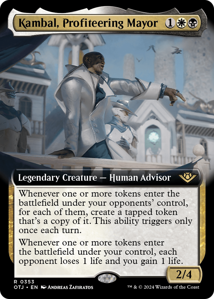 Kambal, Profiteering Mayor (Extended Art) [Outlaws of Thunder Junction] | The CG Realm