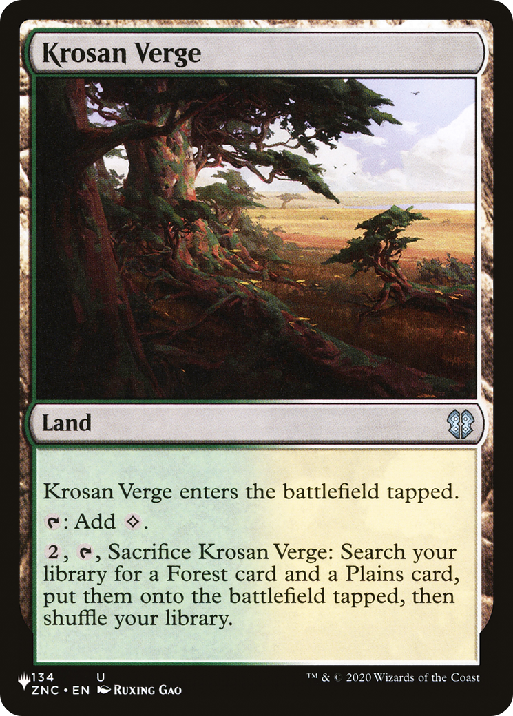 Krosan Verge (ZNC) [The List] | The CG Realm