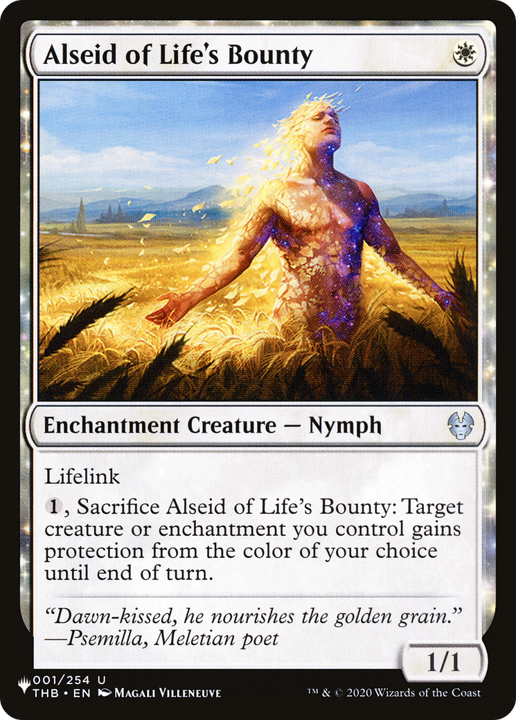 Alseid of Life's Bounty [The List Reprints] | The CG Realm