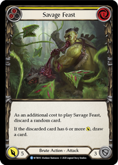 Savage Feast (Yellow) [U-WTR015] (Welcome to Rathe Unlimited)  Unlimited Normal | The CG Realm