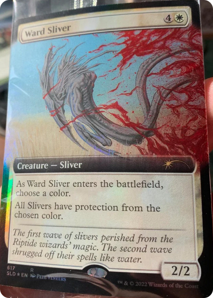 Ward Sliver (Extended Art) [Secret Lair Drop Promos] | The CG Realm