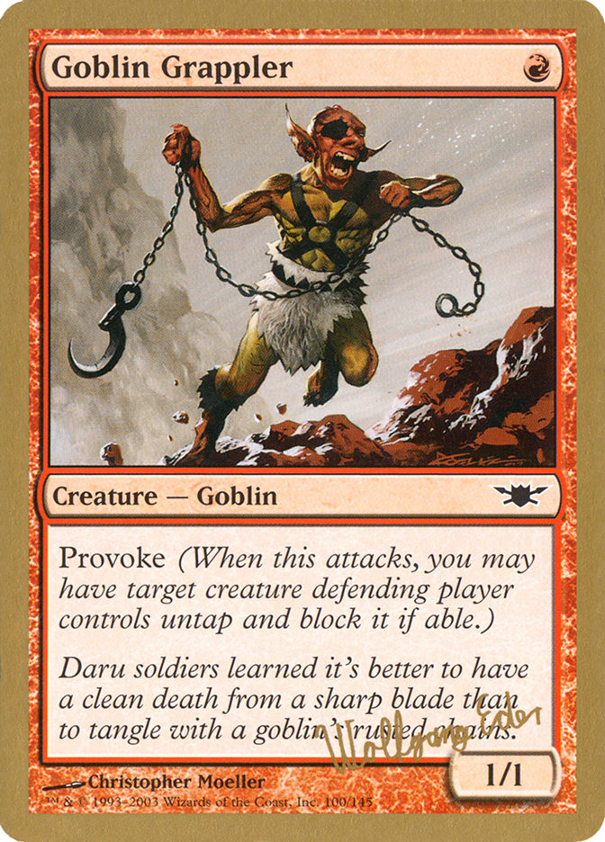 Goblin Grappler (Wolfgang Eder) [World Championship Decks 2003] | The CG Realm