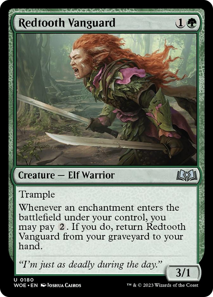 Redtooth Vanguard [Wilds of Eldraine] | The CG Realm