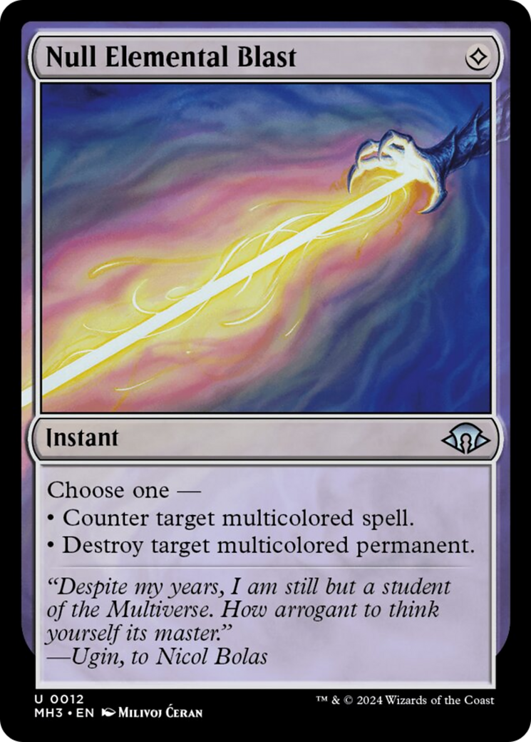 Null Elemental Blast [Modern Horizons 3] | The CG Realm