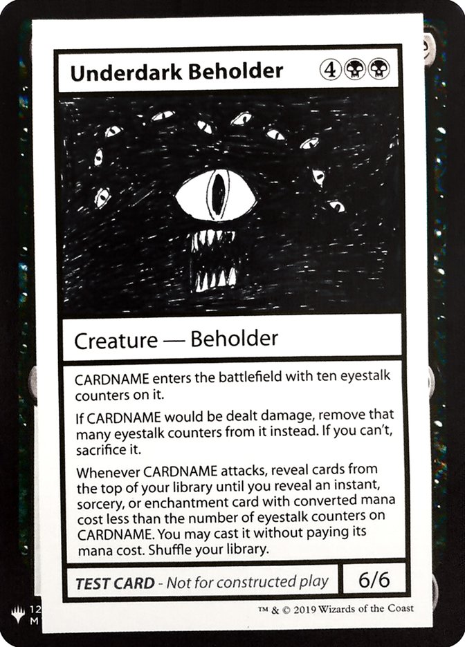 Underdark Beholder [Mystery Booster Playtest Cards] | The CG Realm