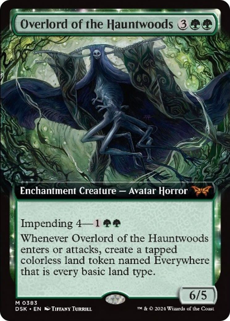 Overlord of the Hauntwoods (Extended Art) [Duskmourn: House of Horror] | The CG Realm