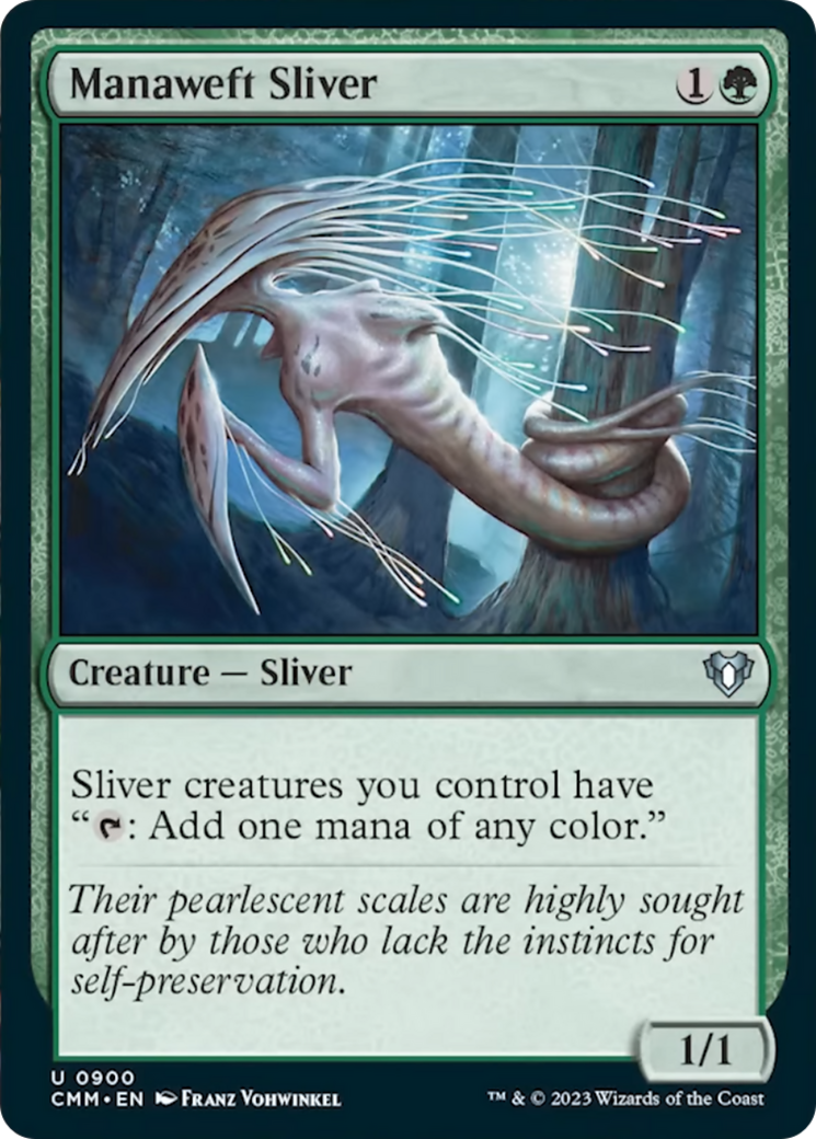 Manaweft Sliver [Commander Masters] | The CG Realm