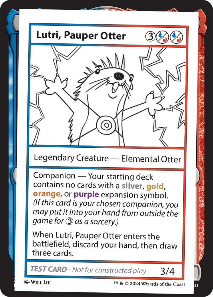 Lutri, Pauper Otter [Mystery Booster 2 Playtest Cards] | The CG Realm