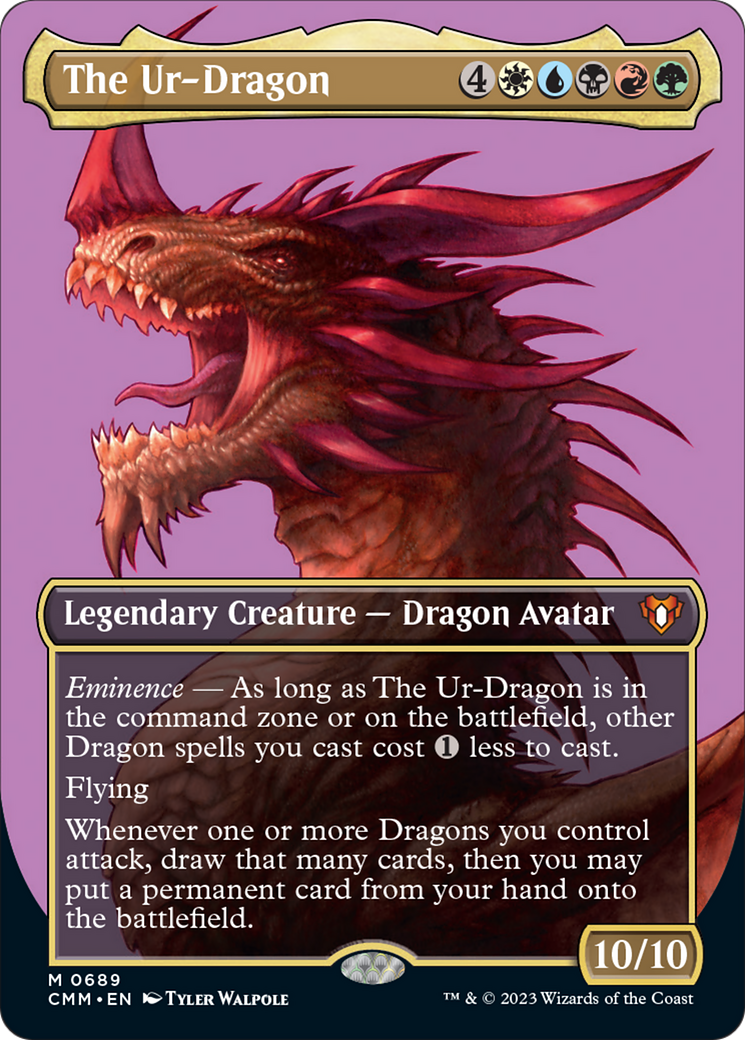 The Ur-Dragon (Borderless Profile) [Commander Masters] | The CG Realm