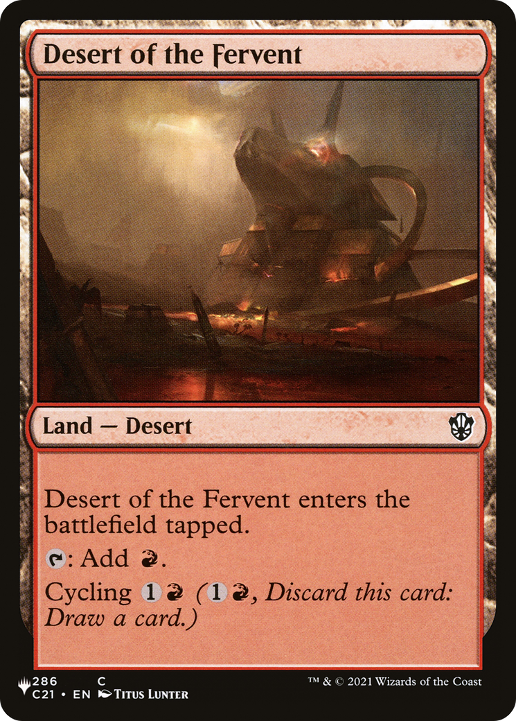 Desert of the Fervent [The List Reprints] | The CG Realm