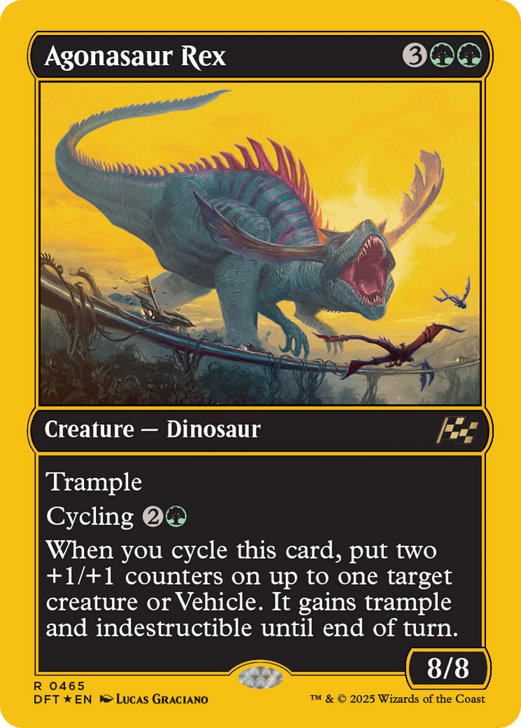 Agonasaur Rex (First-Place Foil) [Aetherdrift] | The CG Realm