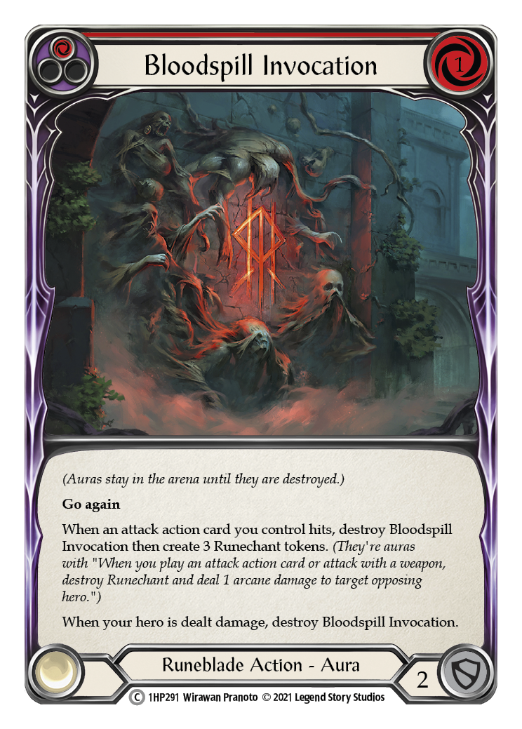 Bloodspill Invocation (Red) [1HP291] (History Pack 1) | The CG Realm