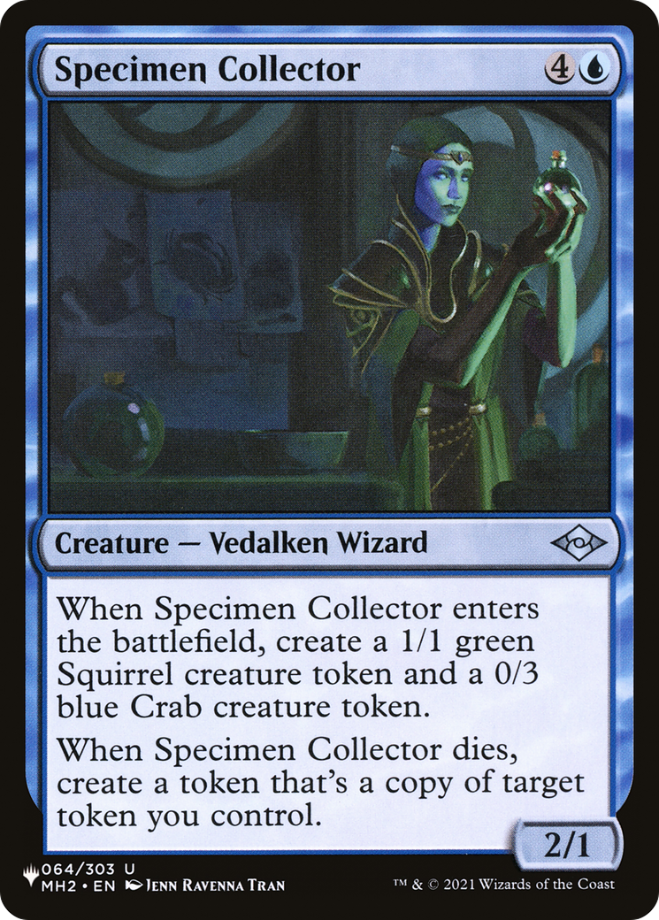 Specimen Collector [The List Reprints] | The CG Realm