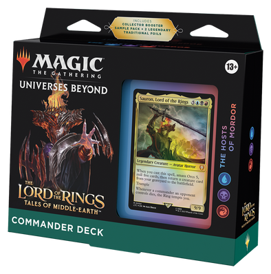 MTG LORD OF THE RINGS COMMANDER The Hosts of Mordor (Release Date:  2023-06-23) | The CG Realm