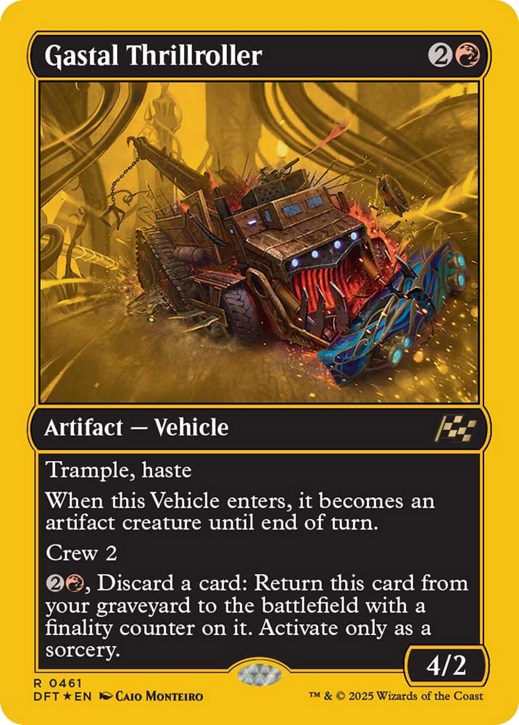 Gastal Thrillroller (First-Place Foil) [Aetherdrift] | The CG Realm