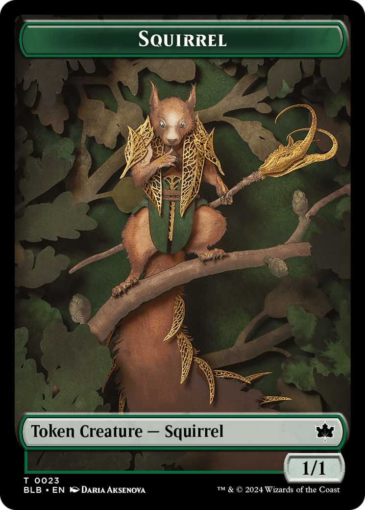 Squirrel Token [Bloomburrow Tokens] | The CG Realm