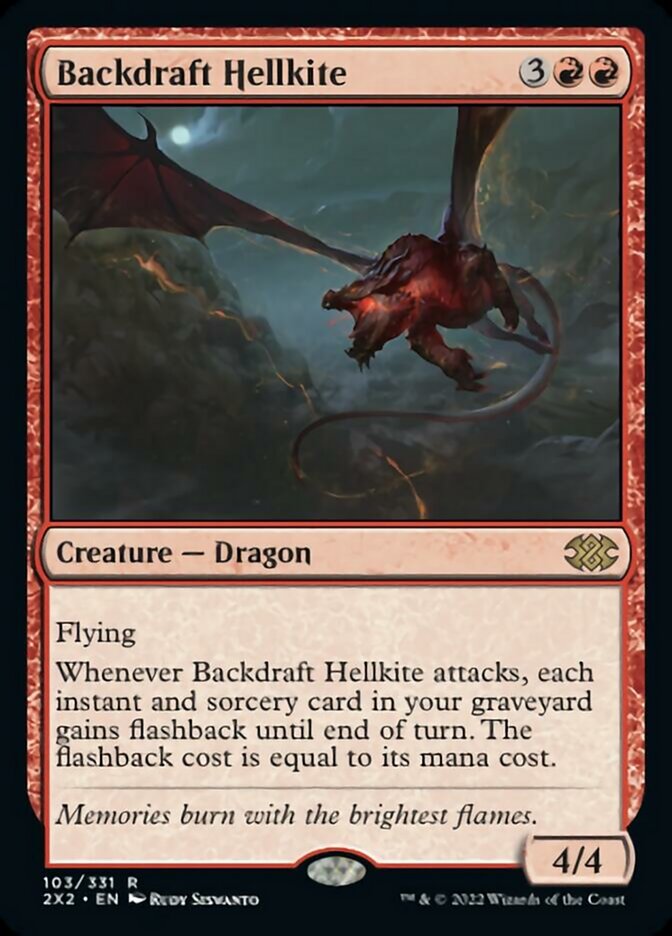 Backdraft Hellkite [Double Masters 2022] | The CG Realm