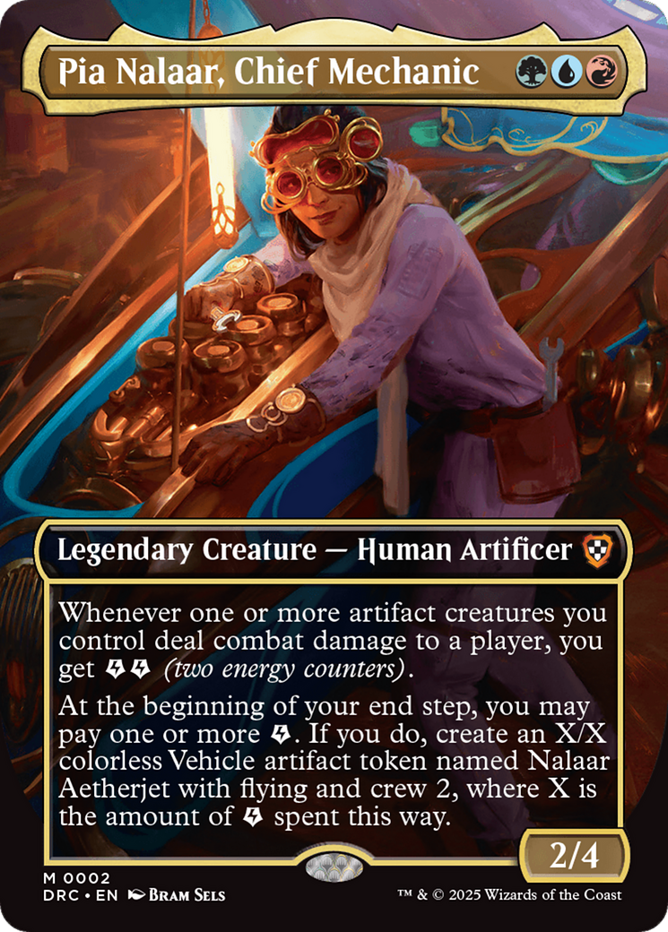 Pia Nalaar, Chief Mechanic (Borderless) [Aetherdrift Commander] | The CG Realm