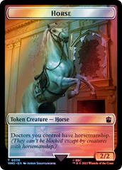 Horse // Food (0057) Double-Sided Token (Surge Foil) [Doctor Who Tokens] | The CG Realm