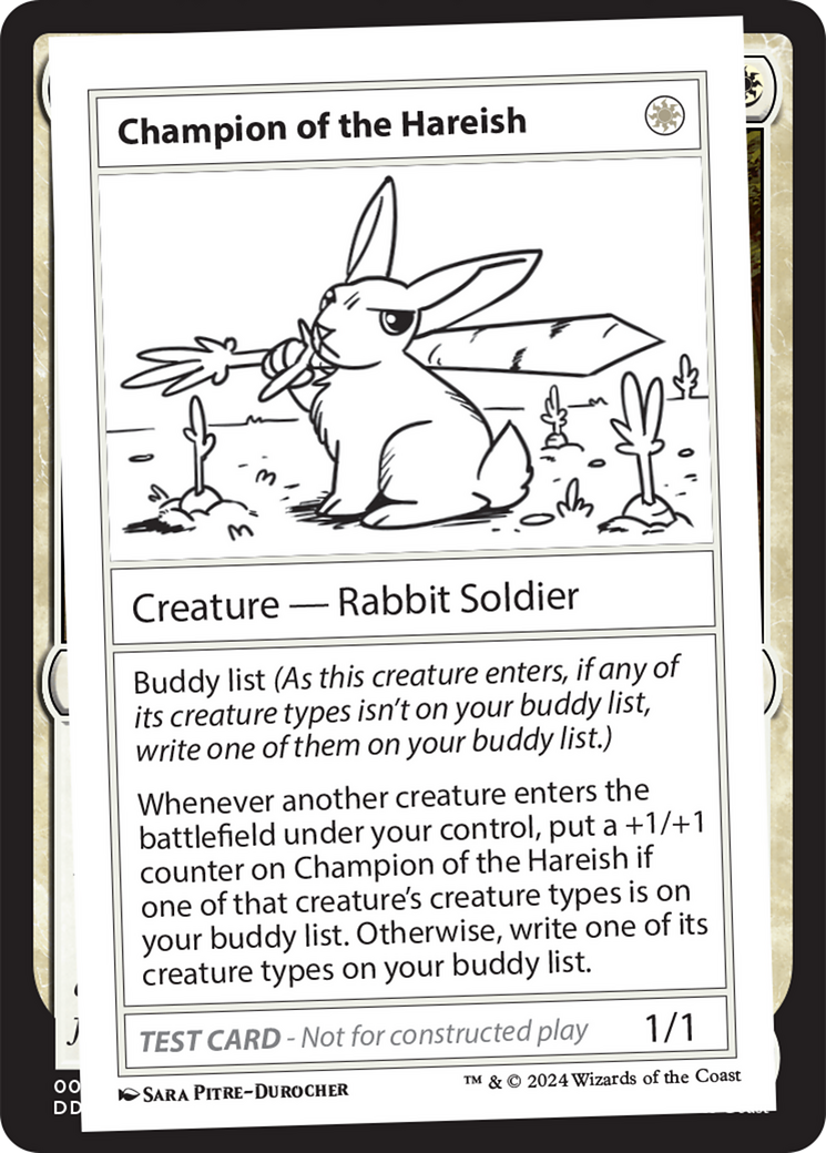 Champion of the Hareish [Mystery Booster 2 Playtest Cards] | The CG Realm