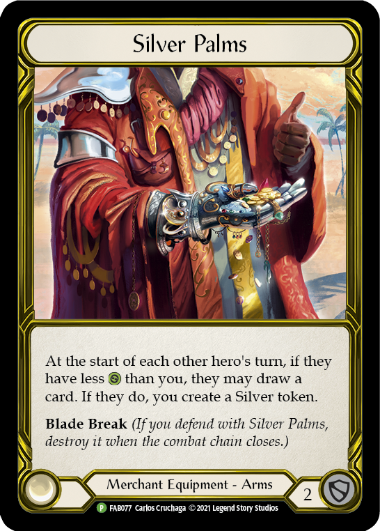 Silver Palms (Golden) [FAB077] (Promo)  Cold Foil | The CG Realm