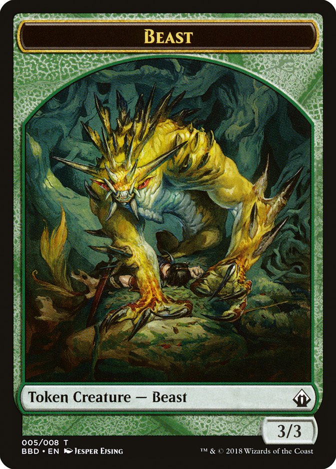 Beast Token [Battlebond Tokens] | The CG Realm