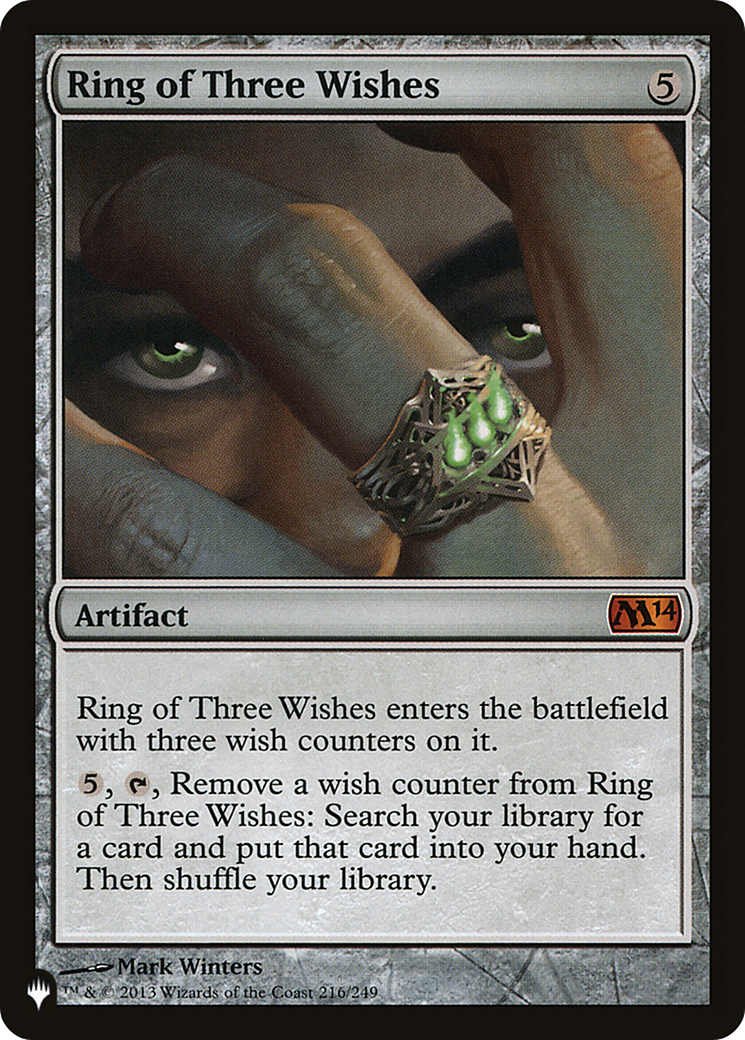 Ring of Three Wishes [The List] | The CG Realm