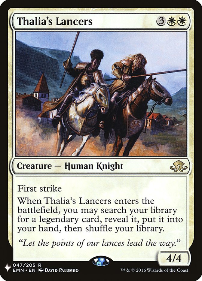 Thalia's Lancers [The List] | The CG Realm