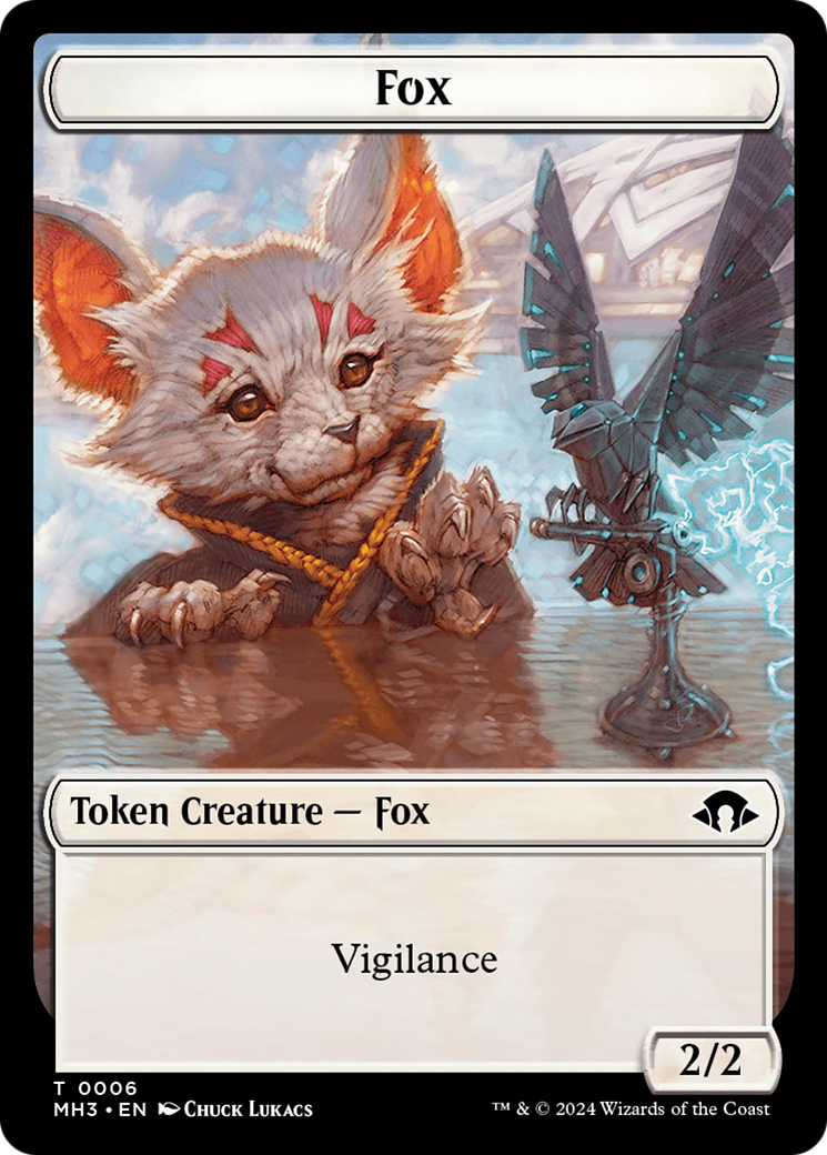 Phyrexian Germ // Fox Double-Sided Token [Modern Horizons 3 Tokens] | The CG Realm