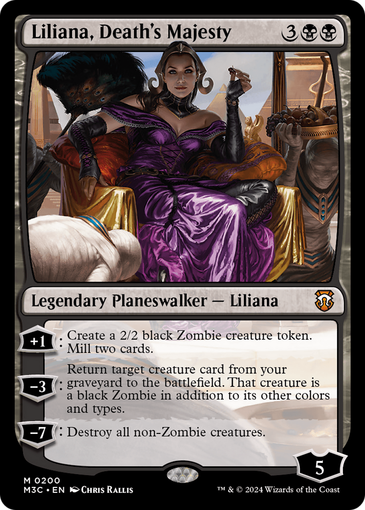 Liliana, Death's Majesty (Ripple Foil) [Modern Horizons 3 Commander] | The CG Realm