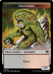 Thopter // Graveborn Double-Sided Token [Commander Masters Tokens] | The CG Realm