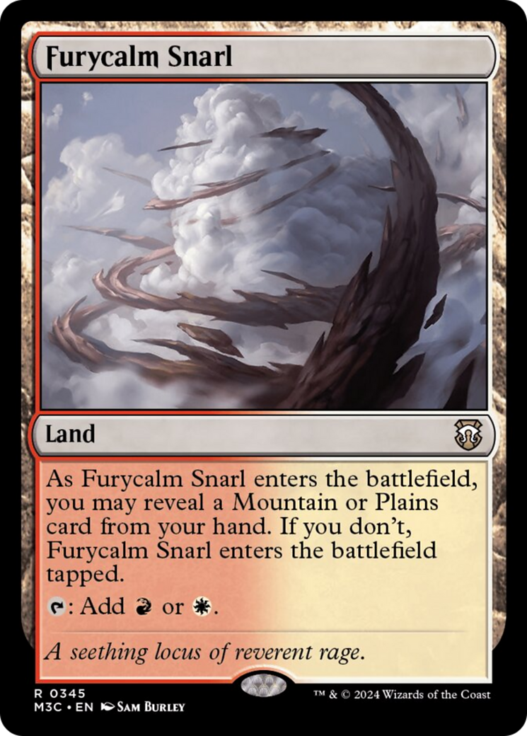 Furycalm Snarl (Ripple Foil) [Modern Horizons 3 Commander] | The CG Realm