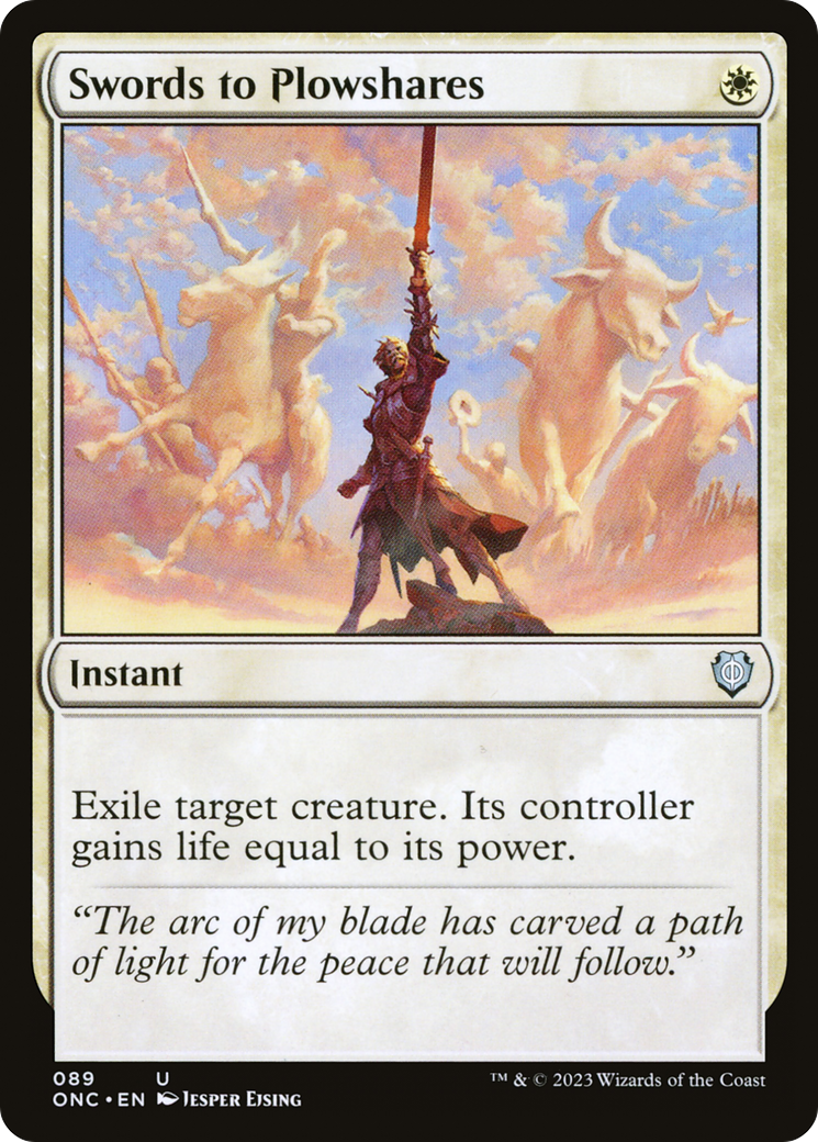 Swords to Plowshares [Phyrexia: All Will Be One Commander] | The CG Realm