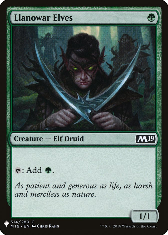 Llanowar Elves [Mystery Booster] | The CG Realm