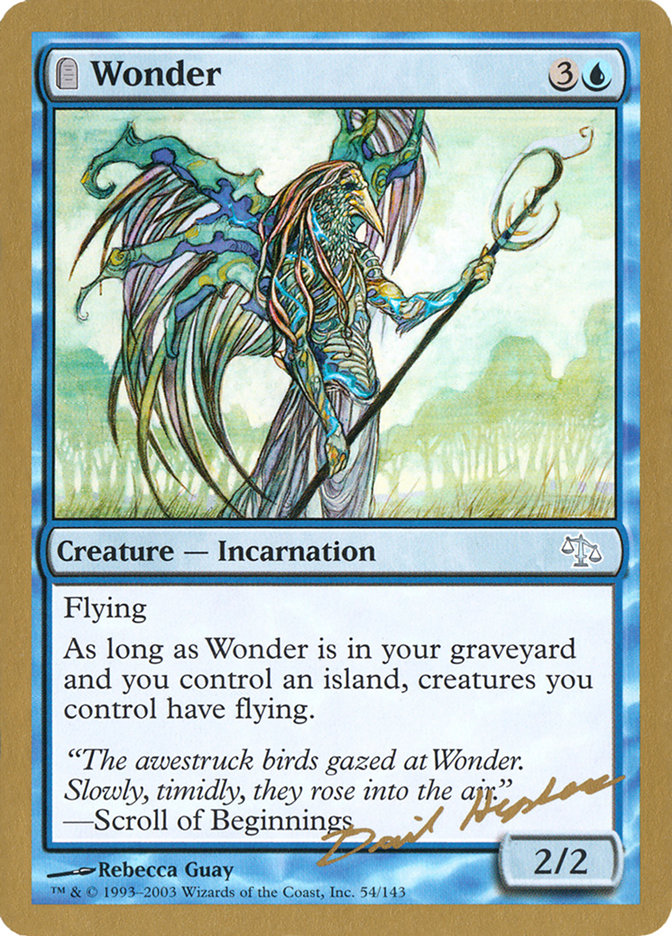 Wonder (Dave Humpherys) [World Championship Decks 2003] | The CG Realm