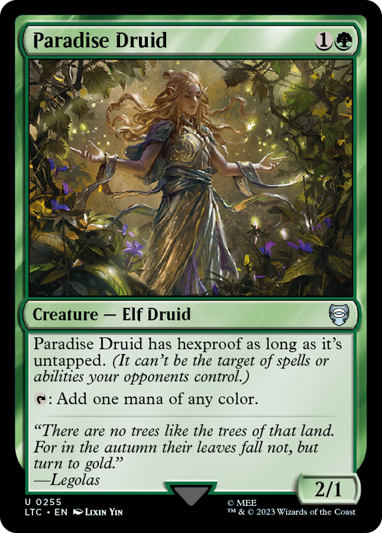 Paradise Druid [The Lord of the Rings: Tales of Middle-Earth Commander] | The CG Realm