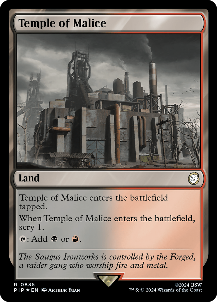 Temple of Malice (Surge Foil) [Fallout] | The CG Realm