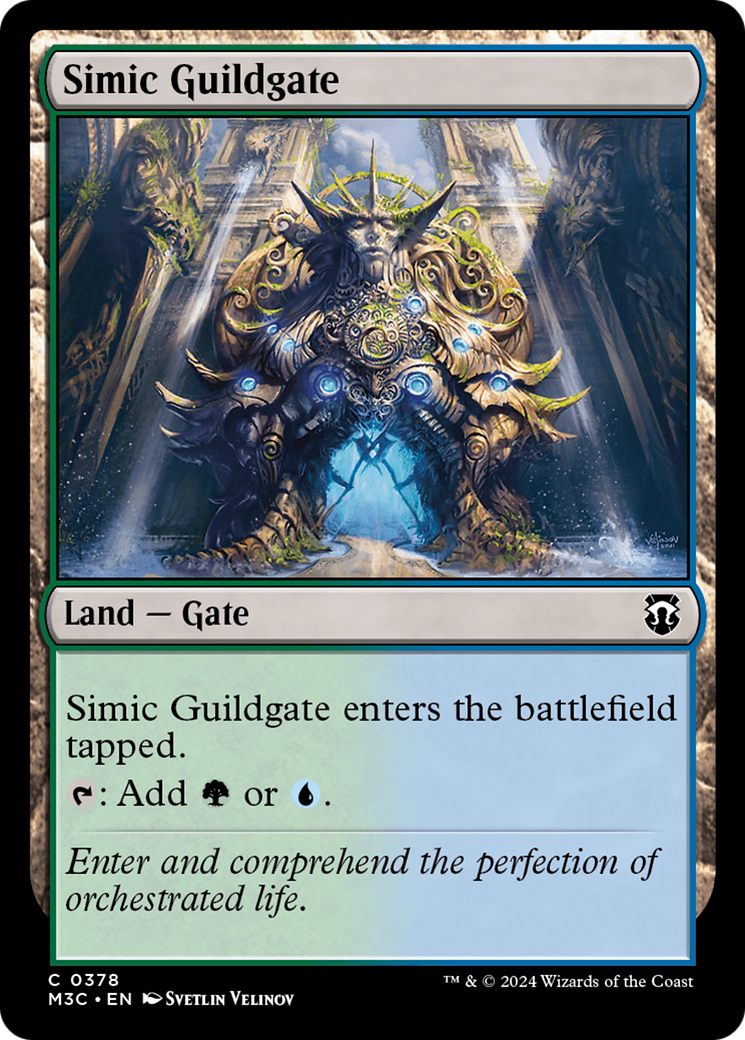 Simic Guildgate (Ripple Foil) [Modern Horizons 3 Commander] | The CG Realm