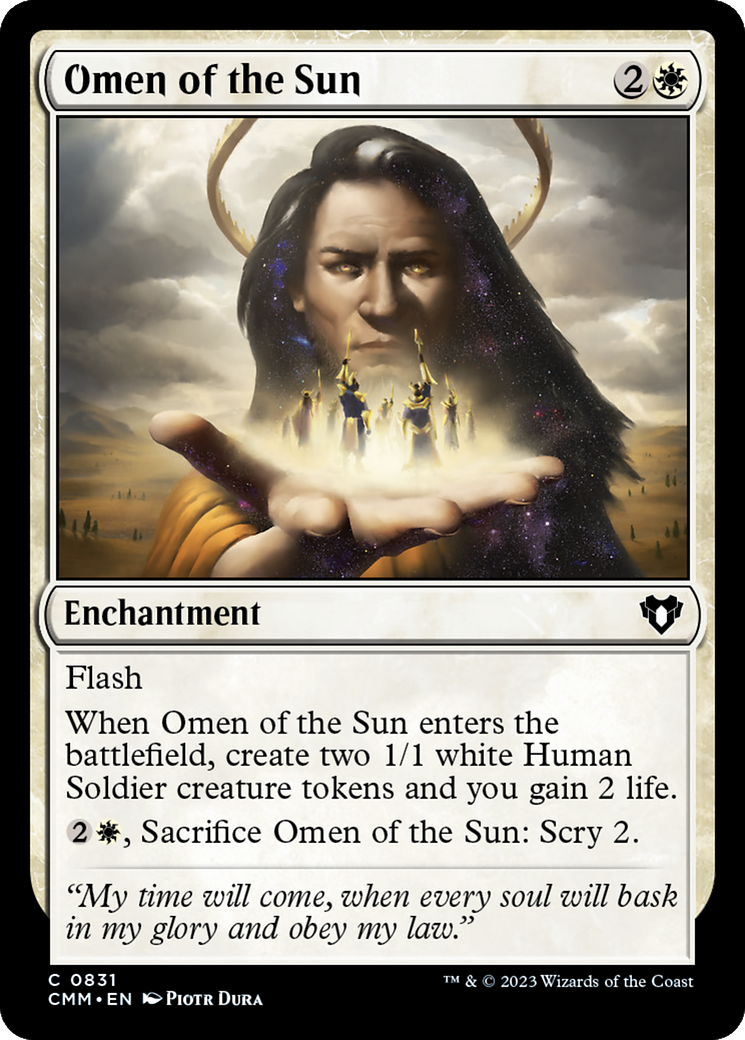 Omen of the Sun [Commander Masters] | The CG Realm