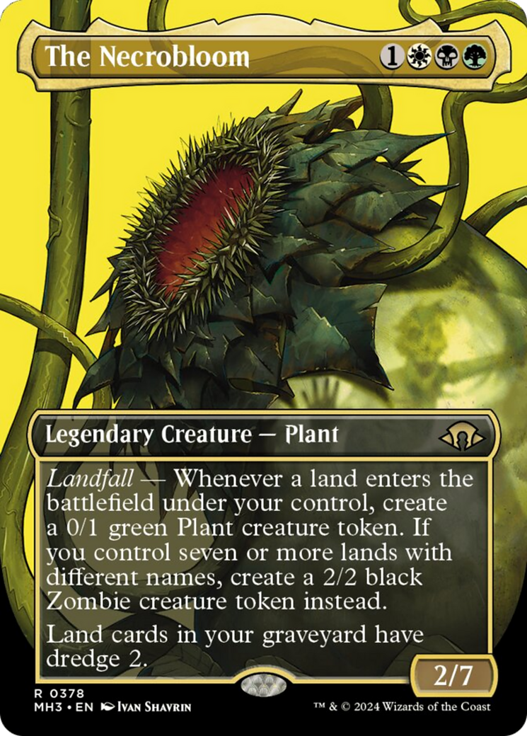 The Necrobloom (Borderless) [Modern Horizons 3] | The CG Realm