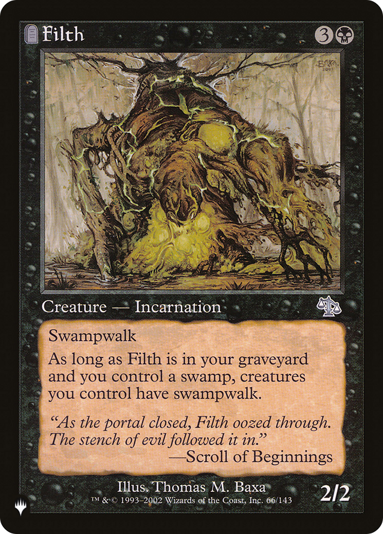 Filth [The List Reprints] | The CG Realm