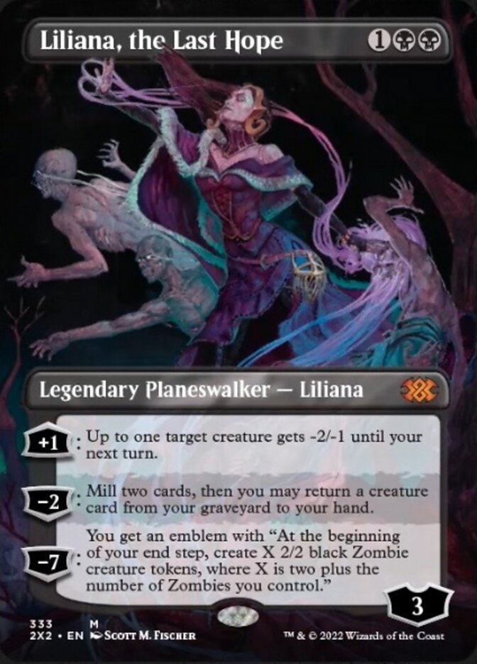 Liliana, the Last Hope (Borderless) [Double Masters 2022] | The CG Realm