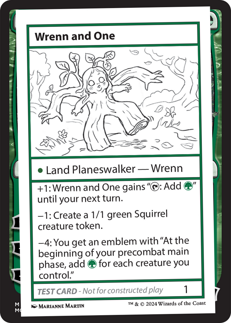 Wrenn and One [Mystery Booster 2 Playtest Cards] | The CG Realm