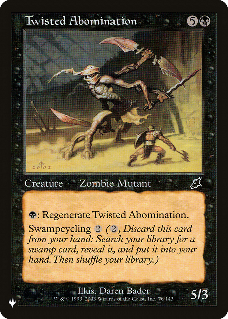 Twisted Abomination [The List Reprints] | The CG Realm