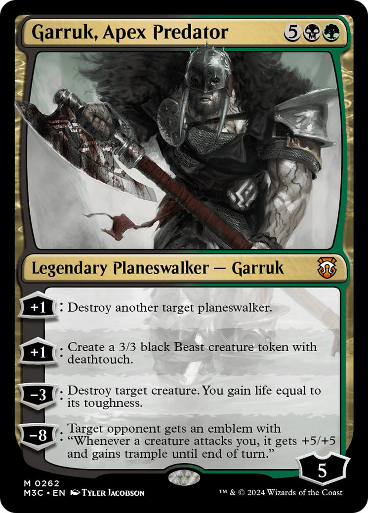 Garruk, Apex Predator (Ripple Foil) [Modern Horizons 3 Commander] | The CG Realm