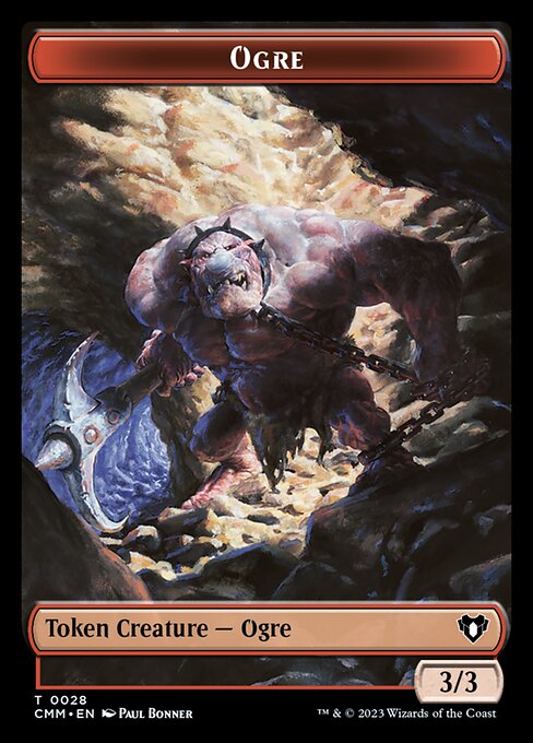 Saproling // Ogre Double-Sided Token [Commander Masters Tokens] | The CG Realm