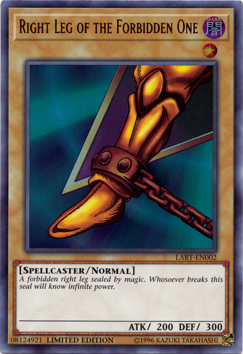 Right Leg of the Forbidden One [LART-EN002] Ultra Rare | The CG Realm