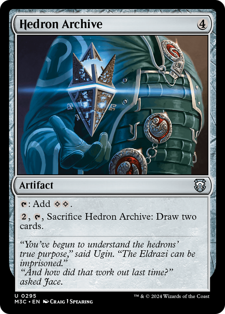 Hedron Archive (Ripple Foil) [Modern Horizons 3 Commander] | The CG Realm